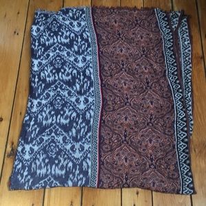 Free people shawl, split open for kimono fit